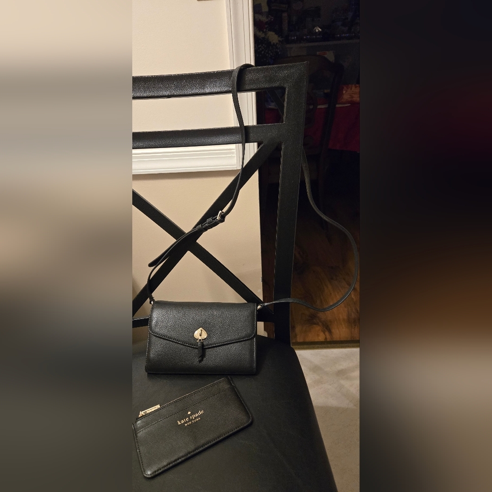 Kate Spade Marti Crossbody + Staci Large Slim Card Holder